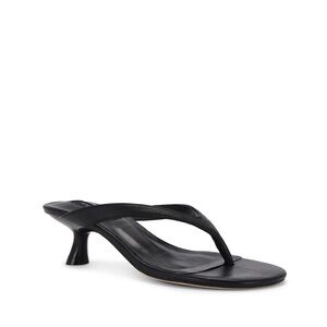 Tony Bianco Black Heeled Nappa Sandals
